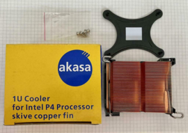Akasa AK370 1U Cooler for intel P4 socket 478 copper