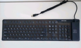 Recom Flexboard silicone waterproof USB QWERTY keyboard