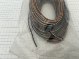 Archer 12mtr 2x0,2mm2 regenboogdraad flat cable