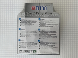 Titan TDF-8010H12Z/DW(RB) Dual-way fan usb ventilator