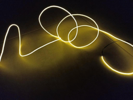 EL  Wire  Light flexible lighting 2M Geel / Yellow ( Feesten, Decoratie, Carnaval)