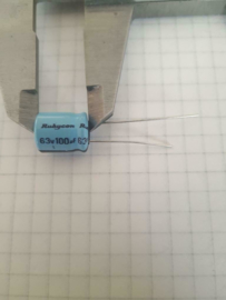 Rubycon 100uf 63v elco