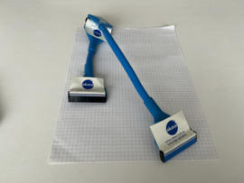 Akasa rounded IDE  cable blue 45CM 40P