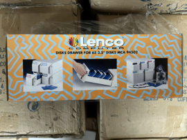 Lenco MCA 94502 for 65x 3,5” Diskette Box NOS