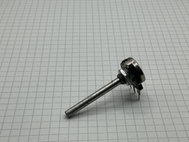 2M5 Lin potmeter 3mm as metaal Piher