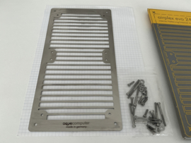 Aquacomputer Airplex evo 240 RVS rooster / montage kit PC