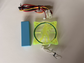 Sunbeam UV CCFL fan grill Counterstrike UV green 12v 80mm