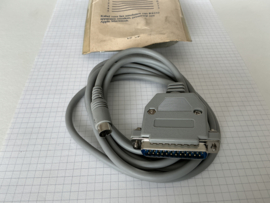 Apple Macintosh plus RS232 kabel 8p male - 25p male