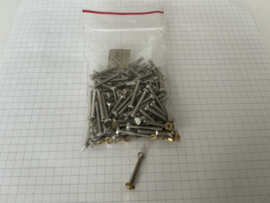 M2.5 x 20mm schroef + moer high-end (100 stuks)
