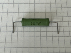 Philips 100 Ohm 7W draadgewonden weerstand