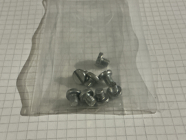 Sprague 36D beker-elco UNF schroefdraad schroeven 5mmx5mm platte kop (8x)