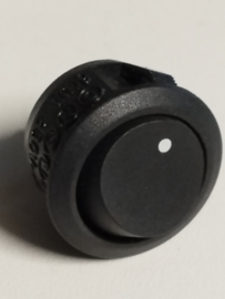 Wipschakelaar rond 6/10A 125/230v 20mm