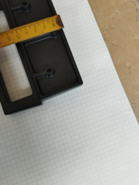 Alu handgrepen zwart set van 2