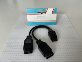 Arcade Joystick splitterkabel 1x 9p female - 2x 9p male.