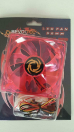 Revoltec 92mm case fan Rood 3pin