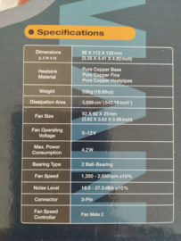 Zalman CNPS 9500ALED CPU Cooler Intel 775,478  / AMD
