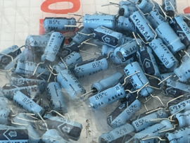 0,47uf  50v  Nichicon elco 5mm steek radiaal 85c