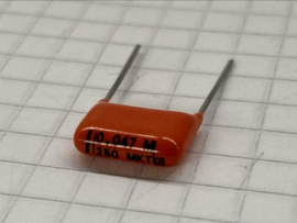 Philips 0,047uF 250V 10mm orange drop MKT condensator