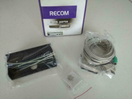 Recom 525 IO front ports black USB audio PS2