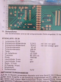 Elektronica bouwkit startonderbreker CS28