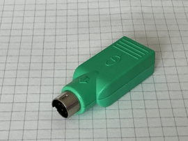 PS/2 USB adapter groen