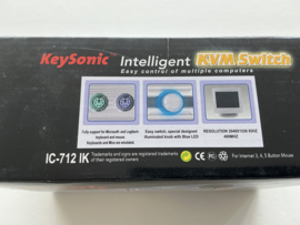 Keysonic KVM Switch for 2x PC PS/2 and VGA monitor