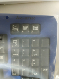 Chieftec cordless desktop PS/2 mous en keyboard  blue