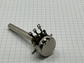Lesa 22K Log potmeter 6mm as metaal