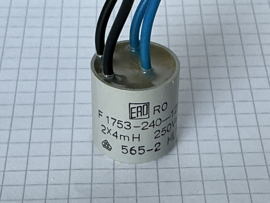 ERO ontstoorspoel F1753-240-125 2x4mH 250V 2A