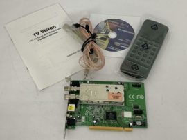 PCI Video capture card incl FM Radio, TV tuner,  Afstandbediening