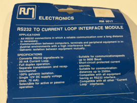 RM Electronics RS232 to current loop interface module