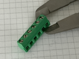 6 voudige printkronnsteen groen