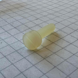 Nylon schroef m4X15mm per 10 stuks