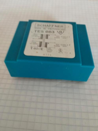 Schaffner printtrafo 2x 12V 0,29A