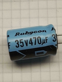Rubycon 470uf 35v radiaal