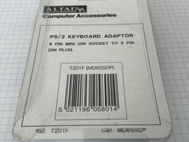 PS/2 keyboard adaptor  6p FM mini din -> 5P M din
