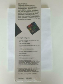 IBM OS/2 Warp versie 3 CD-ROM NOS sealed NL versie