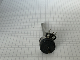25K Lin potmeter met schakelaar metaal 6mm