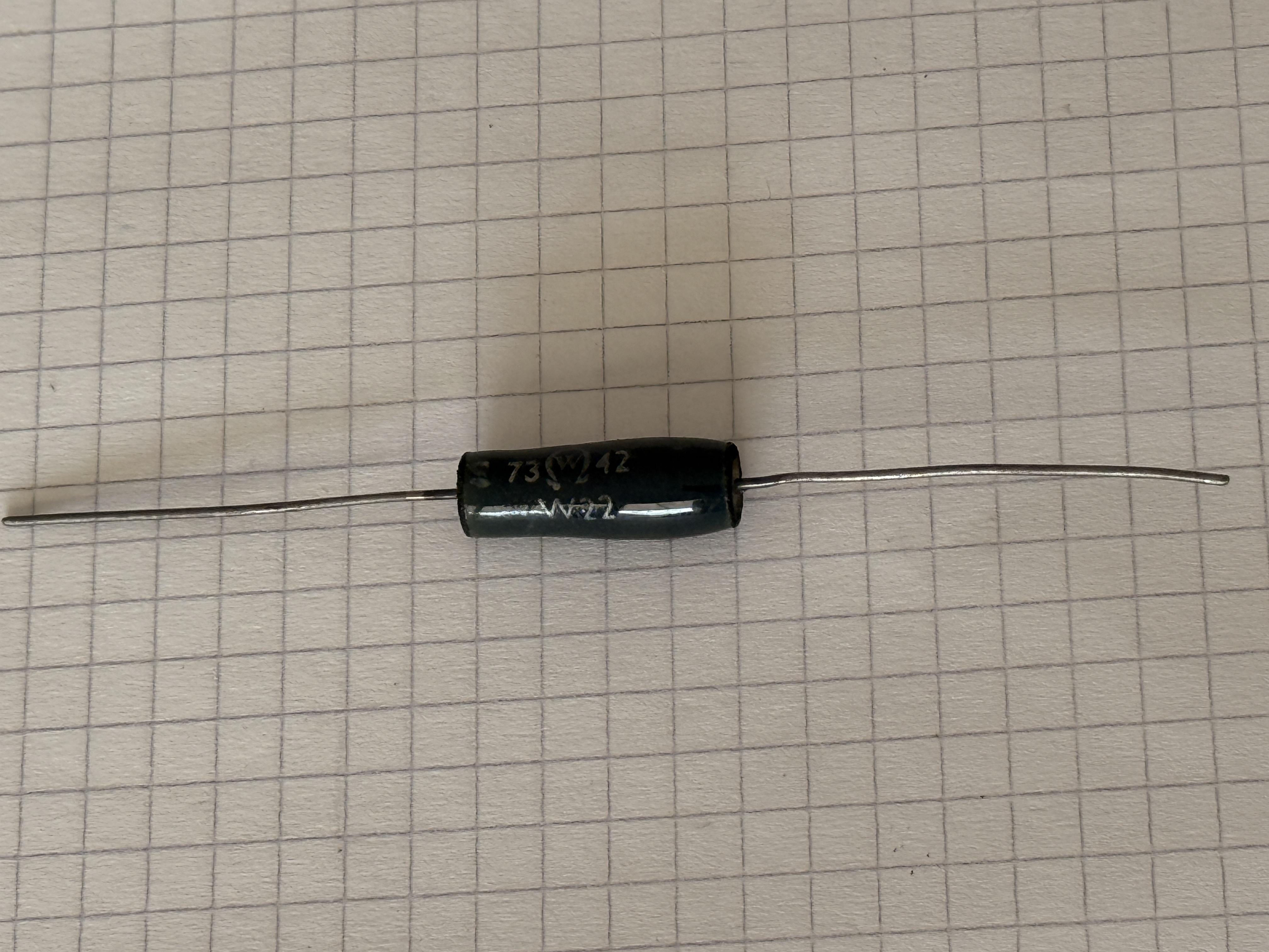 Welwyn R20 W22. 0,20 Ohm 7W weerstand