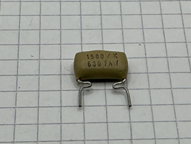 1500pf  630 AW mini 10mm radial 1n5 mustard