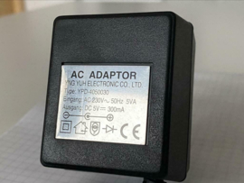 AC/DC Adaptor 5V 300mA