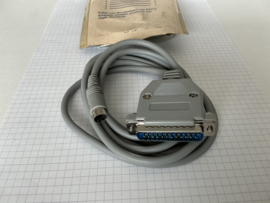 Apple Macintosh plus RS232 kabel 8p male - 25p male
