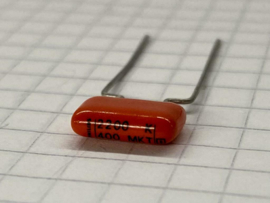Philips 2200pF 400V 10mm orange drop MKT condensator