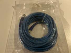 RG58 BNC male-male  blauw 10 meter kabel