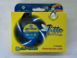 Tek-Chain TC-8CAS-BL Blue LED 8CM LED  fan incl regelaar