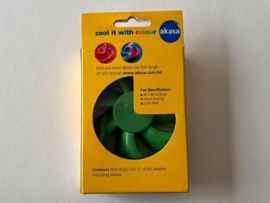 Akasa AK170CGS-4GNS LED Case Fan 8cm solid green