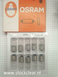 Osram E10 7V  0.10A schaallampje 10 pack