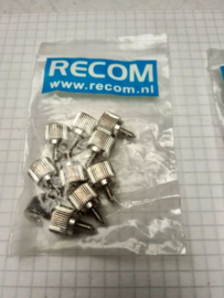 Recom Thumb Screws 10 stuks Chrome