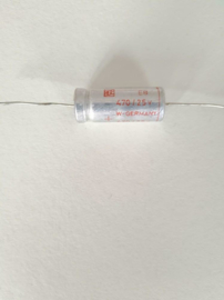 ROE 470uf 25v axiaal elco