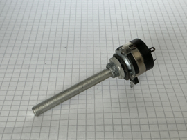 50K  Lin potmeter met schakelaar 6mm as metaal